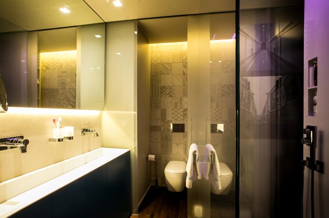 residenza privata altamura contemporary-bathroom