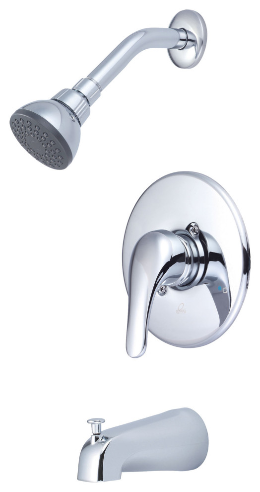 Olympia Faucets T-2300-VC Elite Tub and Shower Trim Package - Polished Chrome