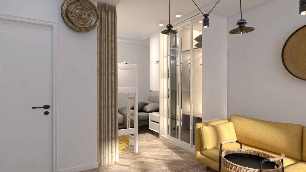 Комната для мама и дочки, с намеком на японский стиль