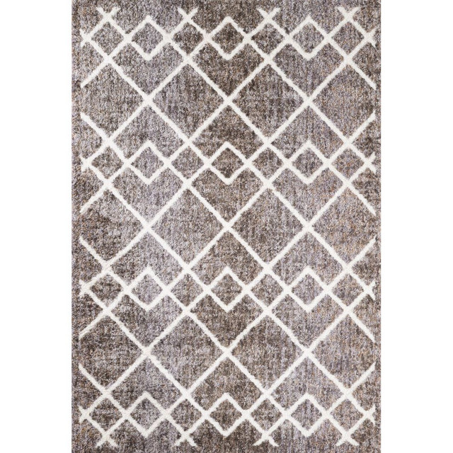 KAS Bungalow 2304 Mocha Genesis Area Rug Scandinavian Area Rugs