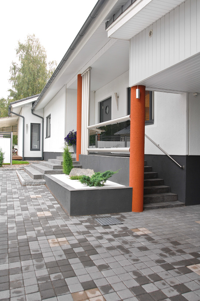 Экстерьер. Покрашенные объекты