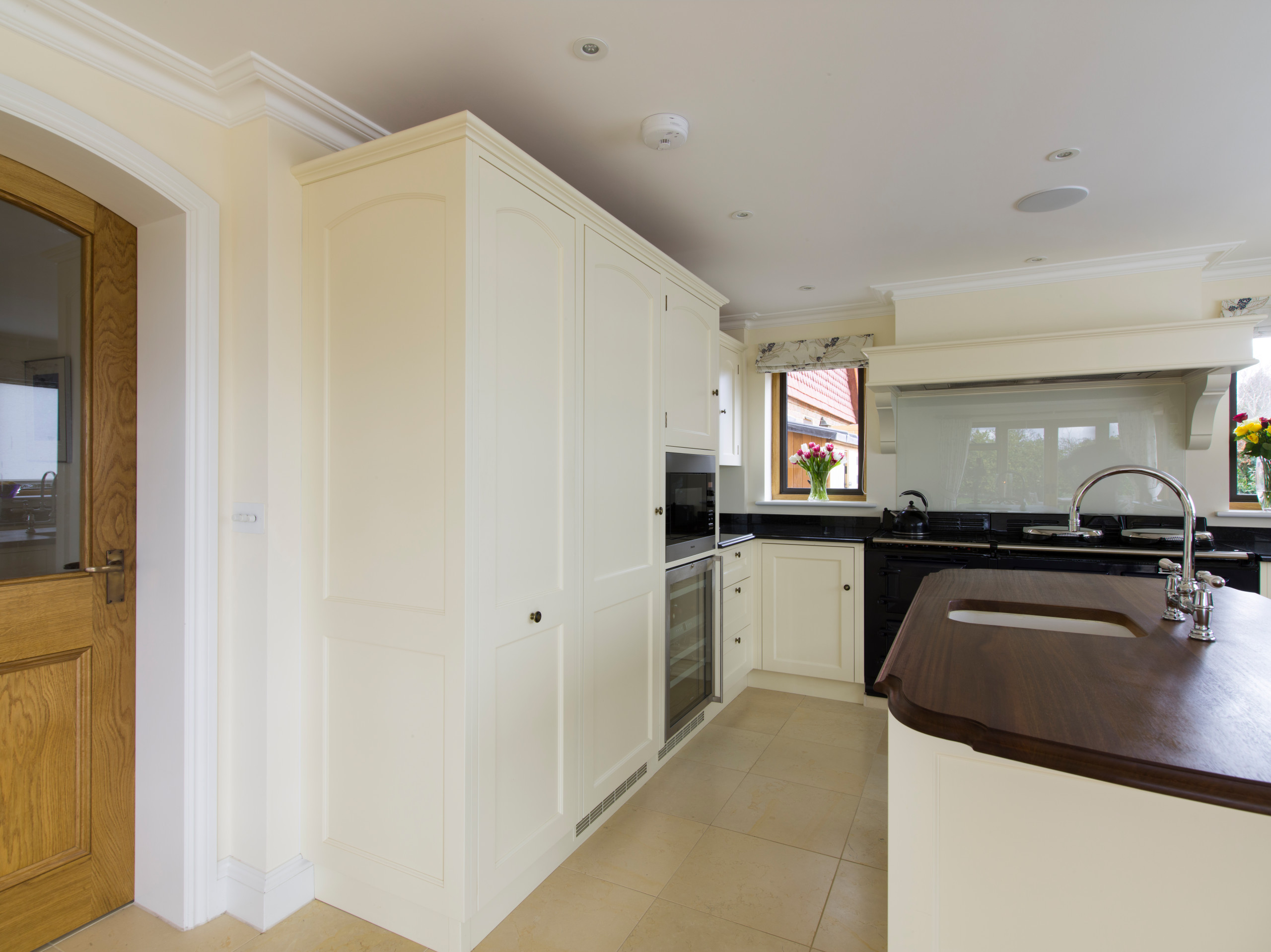 Guildford painted kitchen designed and made by Tim Wood
