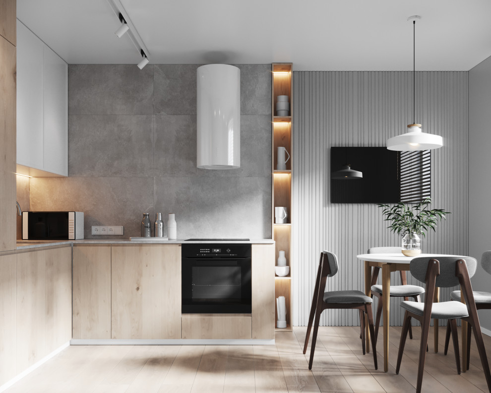 Минимализм для холостяка в ЖК Венский Лес