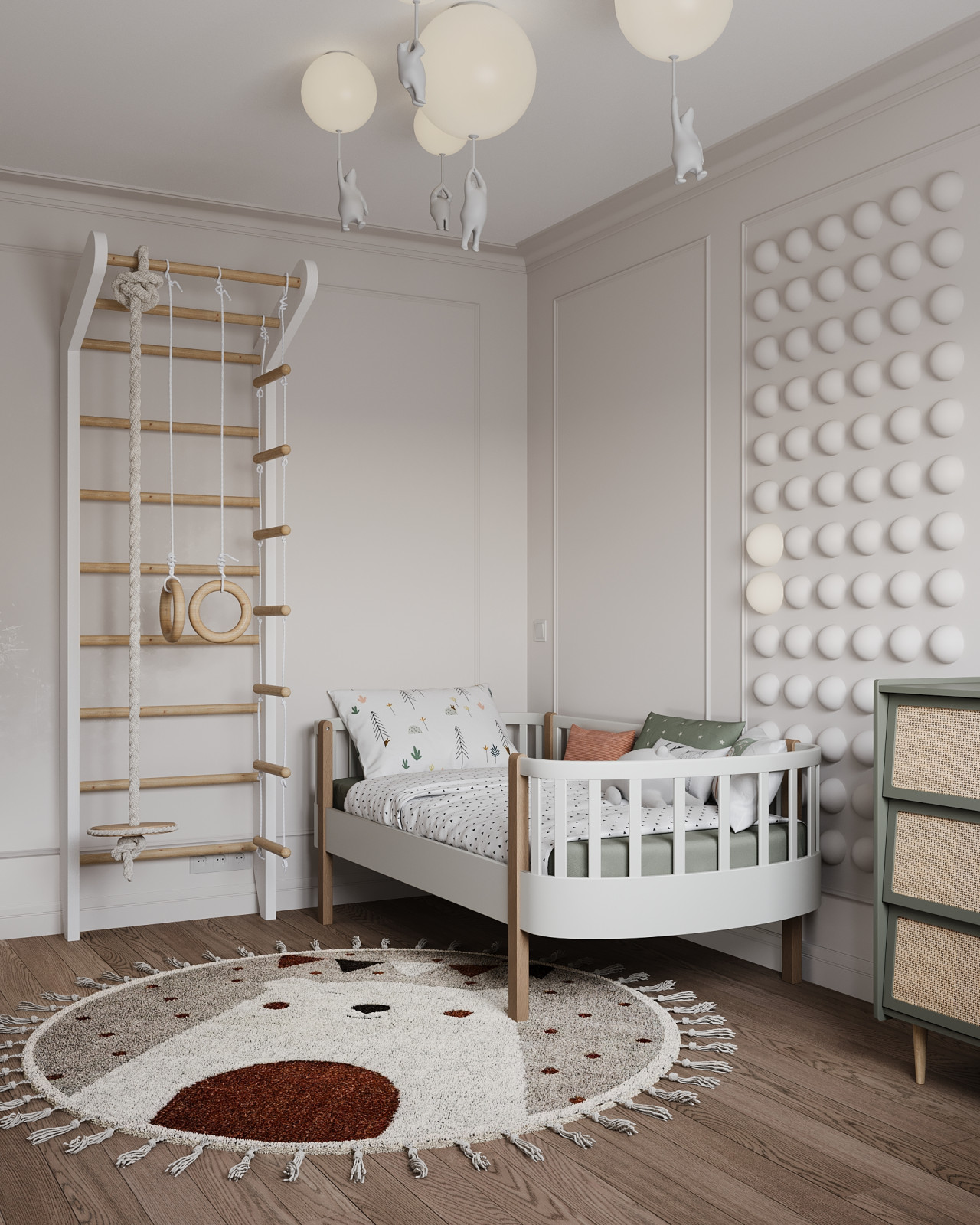 Современная классика в двухкомнатной квартире