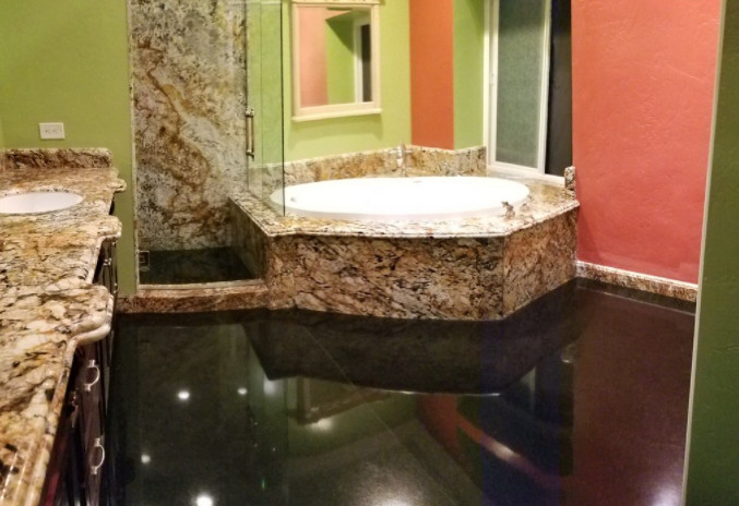 Mission Viejo Marble Bathroom & Jacuzzi Tub