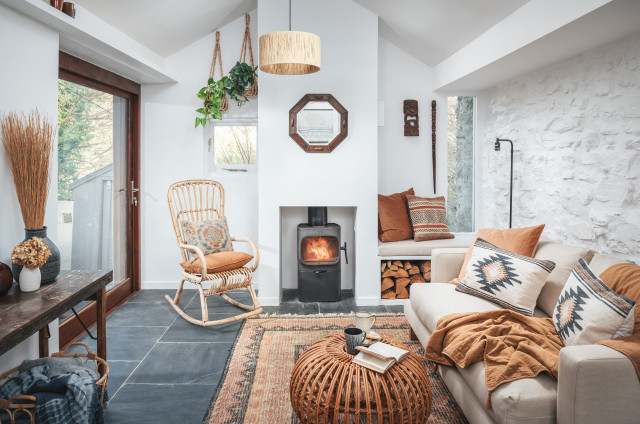 Umber Cottage maritim-vardagsrum