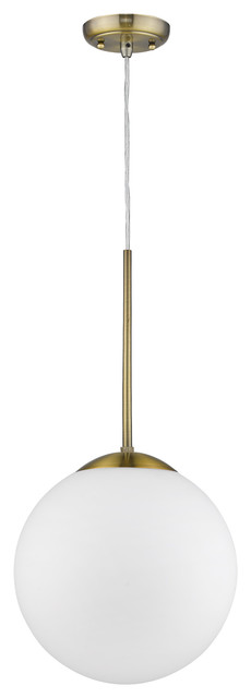 Trend Lighting Solea 2-Light Pendant With Antique Brass Finish TP30002ATB