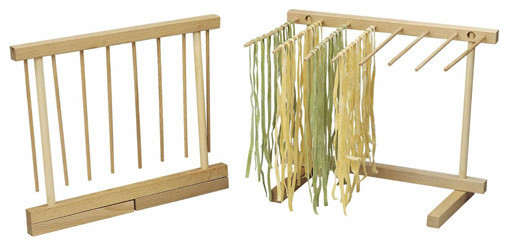Eppicotispai Natural Beechwood Collapsible Pasta Drying Rack - Contemporary  - Pasta Makers And Accessories - by Tomson CASA | Houzz