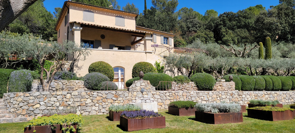Jardin de Bastide dans le haut-Var