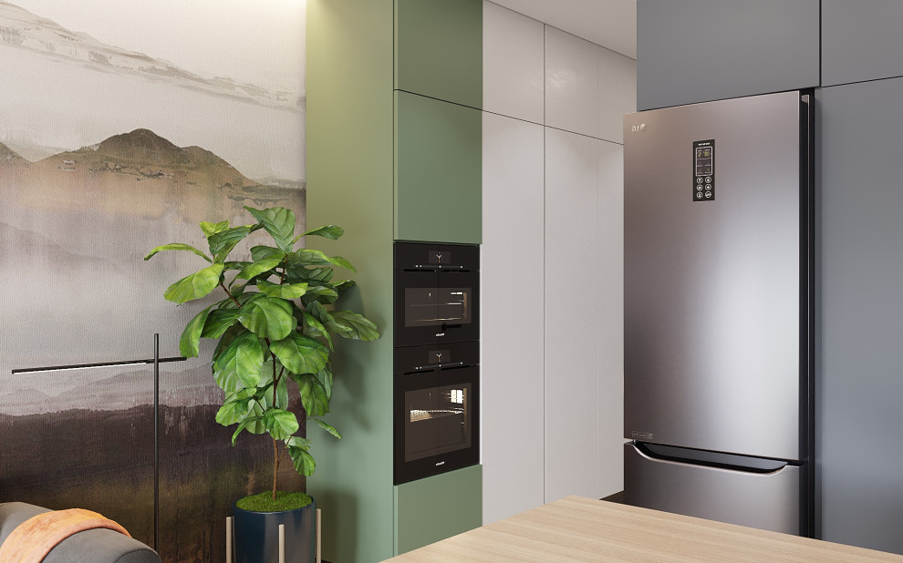 Квартира за городом в природных цветах