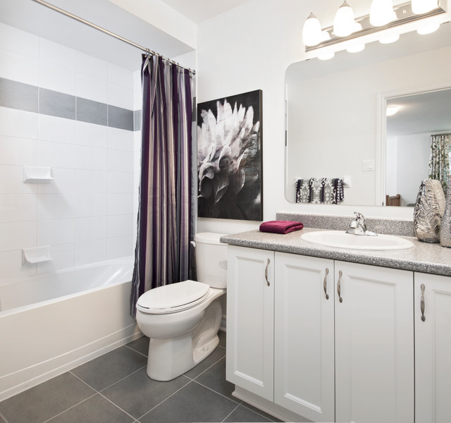 Model Homes klassisch-modern-badezimmer