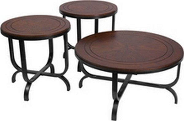 Signature Design by Ashley Ferlin 3-Piece Occasional Table Set