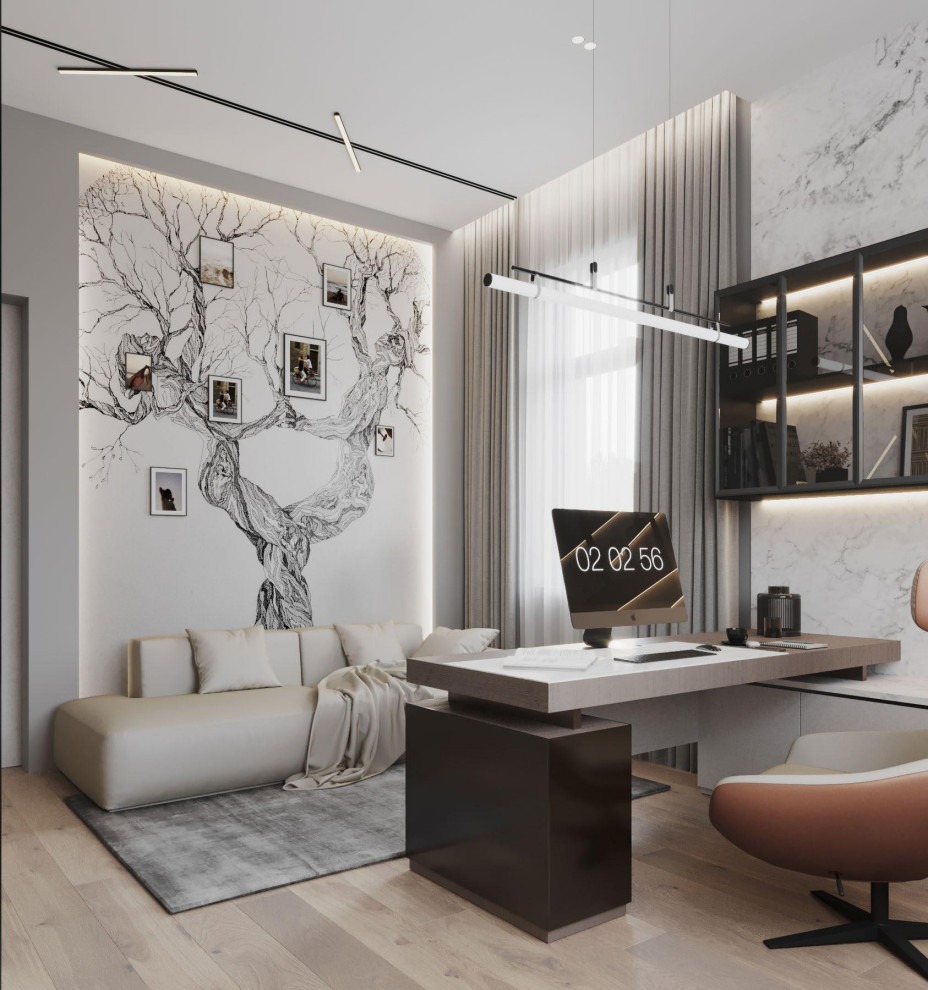 Просторный дом в светлых оттенках