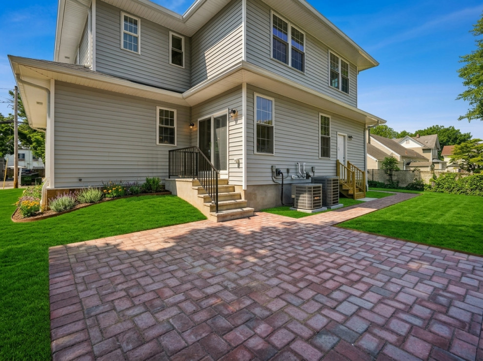 Title: Backyard & Side View | Second Level Addition New Milford NJ