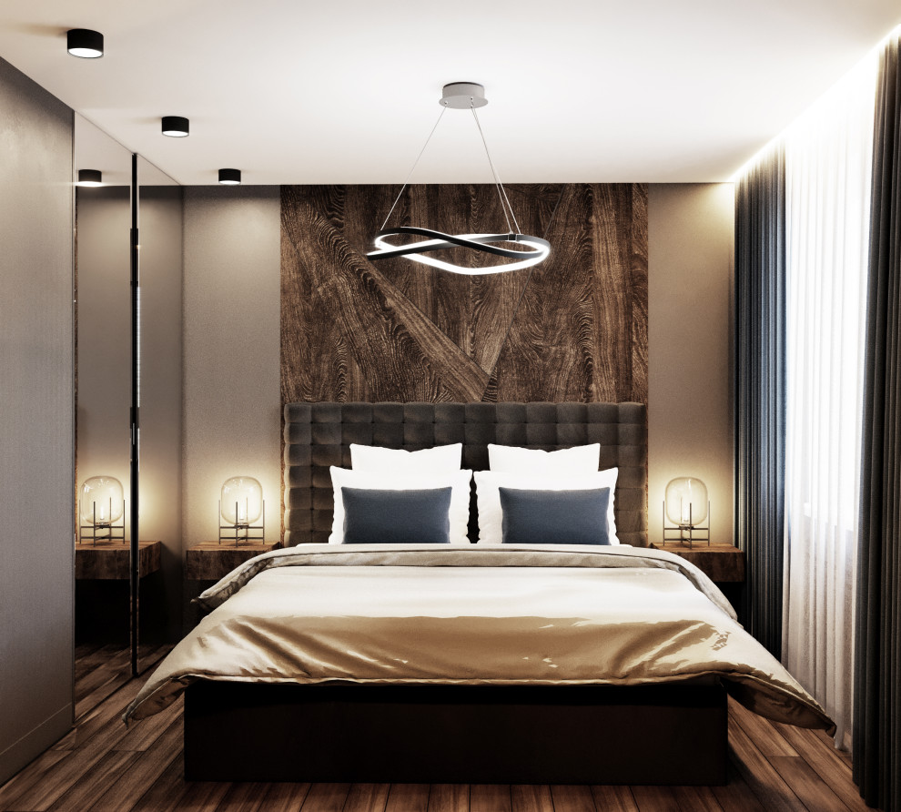 Квартира с деревянными элементами