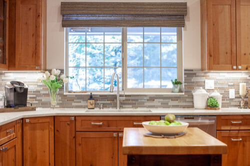 Inspiration for a transitional kitchen remodel in Seattle