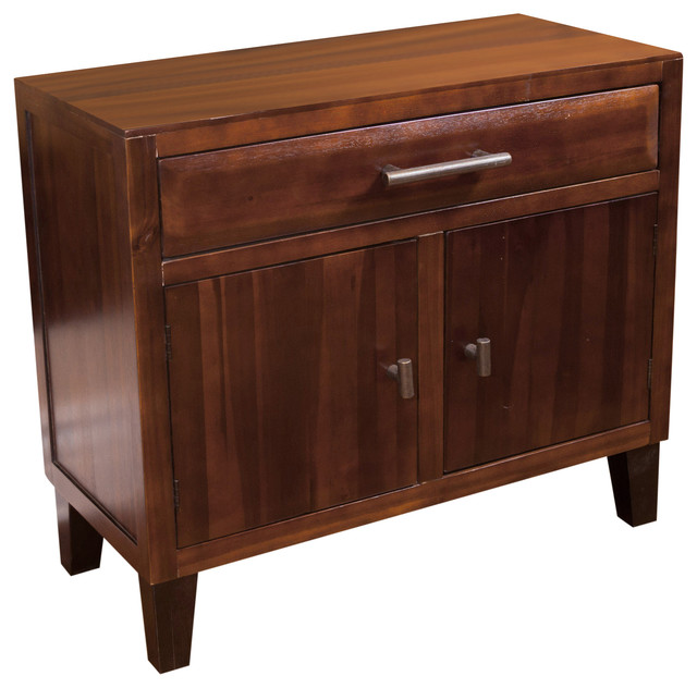 Glendora Brown Mahogany Solid Wood Storage Chest Midcentury Glendora Brown Mahogany Solid Wood Storage Chest