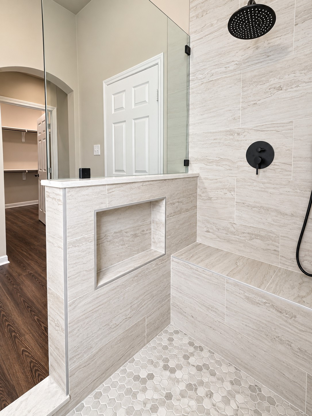 Contemporary Spa-Inspired Master Bathroom Remodel in Richmond, TX