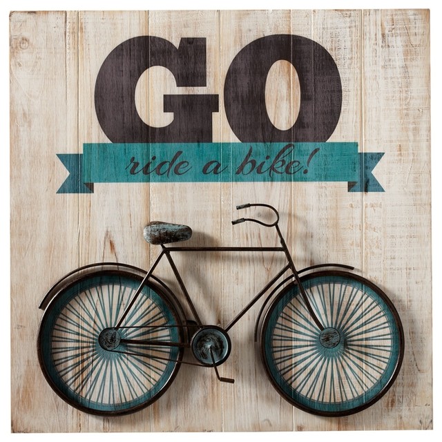Bicycle Wall Decor go ride a bike" bicycle wall art - contemporary - kids toys and Bicycle Wall Decor go ride a bike" bicycle wall art - contemporary - kids toys and