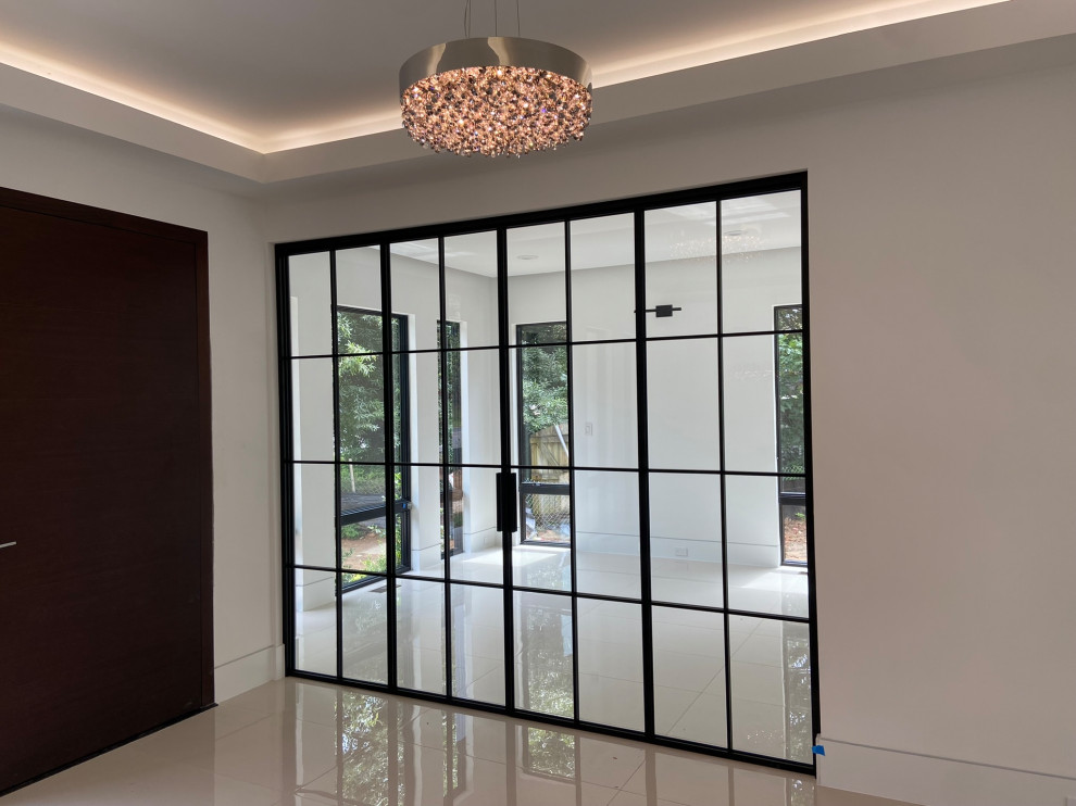 Italian Glass Premium Door Partition - Modern - DC Metro - by GROF USA ...