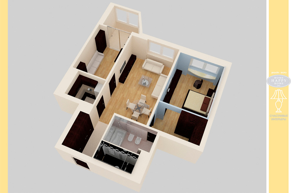 Квартира на Астрадамском проезде современный стиль