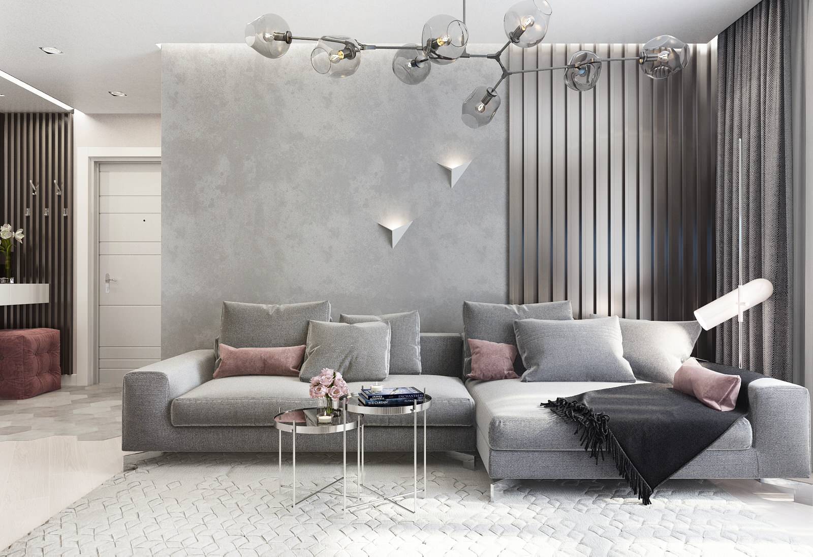 Дизайн кухни-гостиной