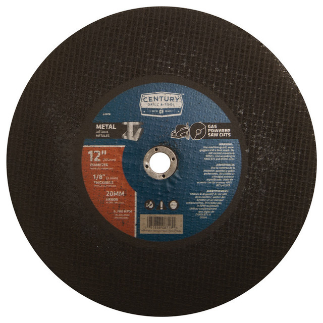 High Speed Abrasive Metal Cutting Saw Blade, 20mm Arbor Industrial