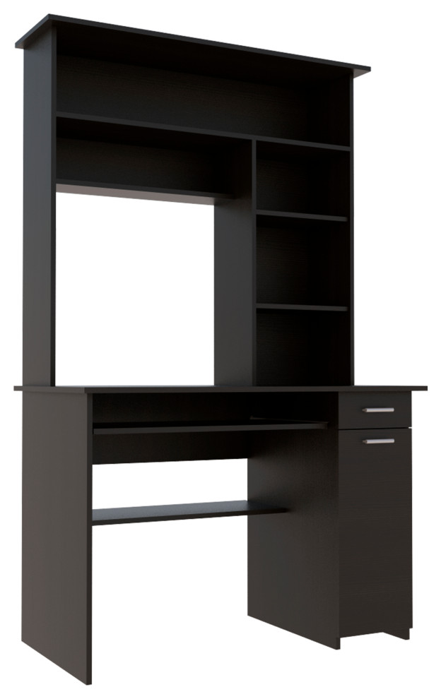 Xalo 180 Compu Hutch Desk Transitional Desks And Hutches by DEPOT