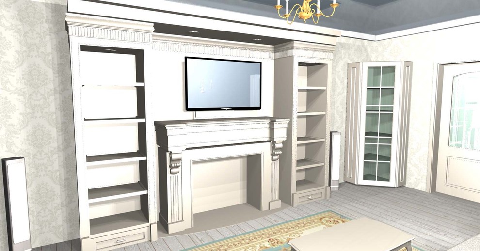 Варианты отделки гостиной