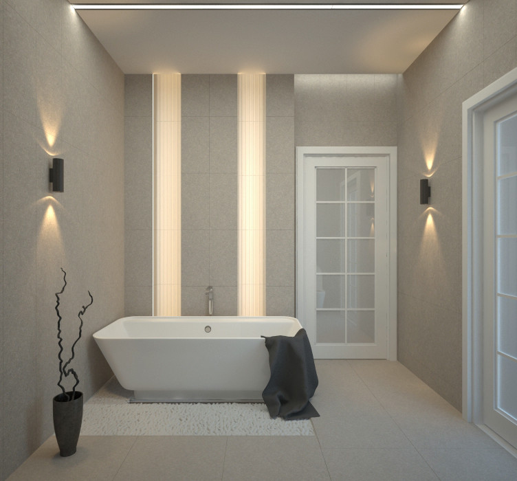 Современная классика - первый этаж коттеджа