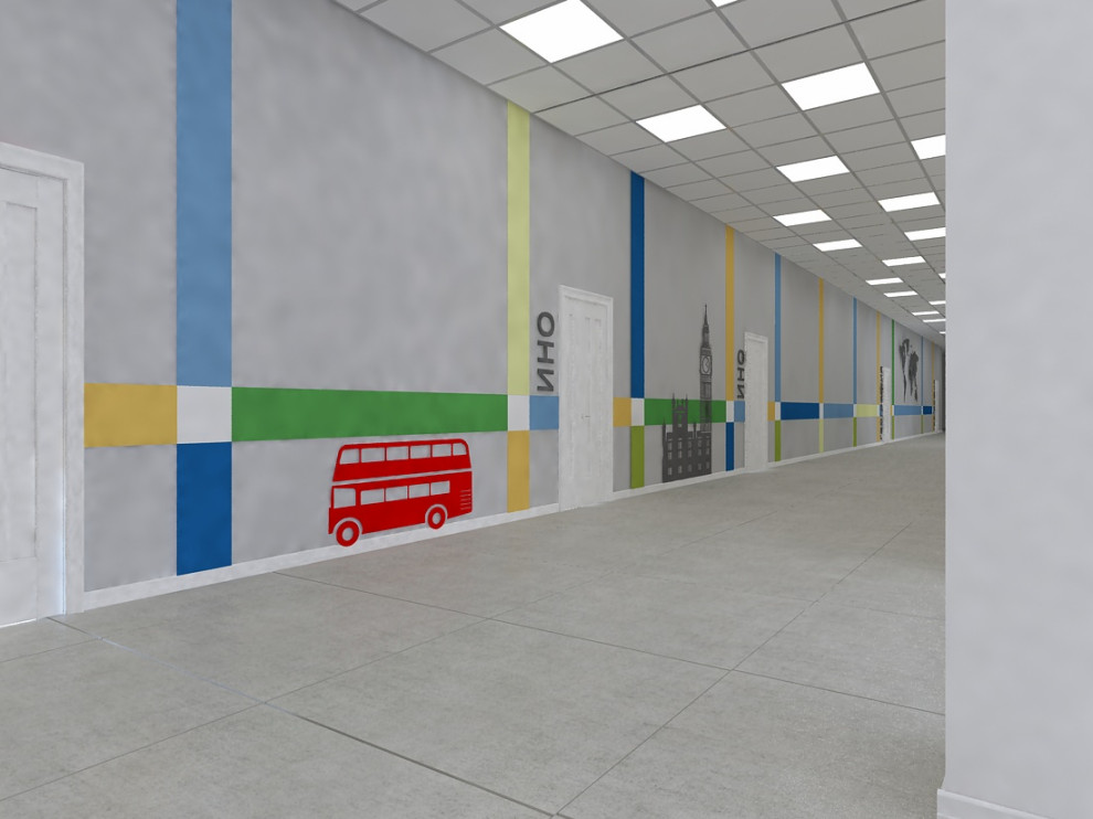 Дизайн интерьера школы