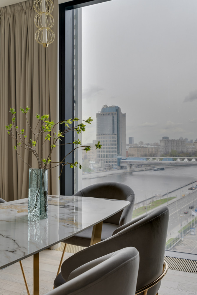 Комплектация и хоумстейджинг в небоскребе Москва Сити, ЖК Capital Towers