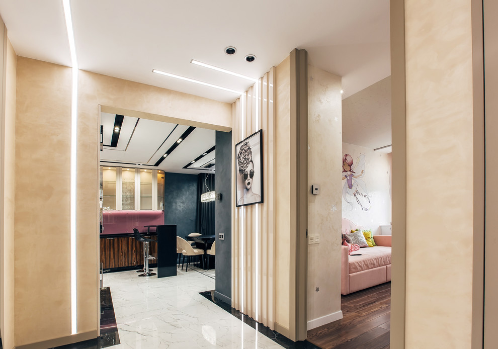 Интерьер трехкомнатной квартиры в современном стиле