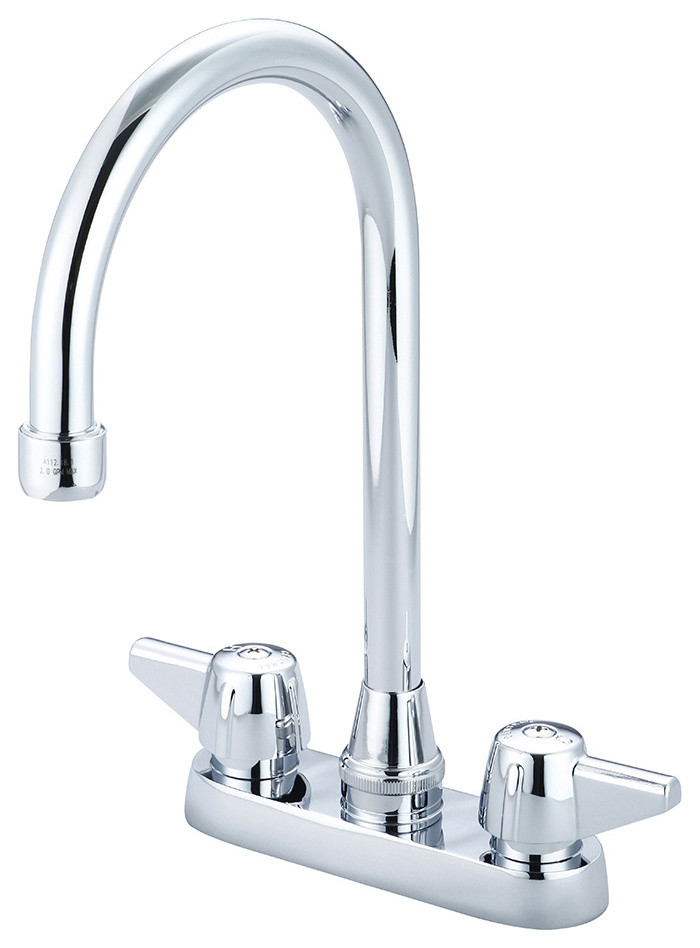 Central Brass Two Handle Cast Brass Bar/Laundry Faucet Contemporary