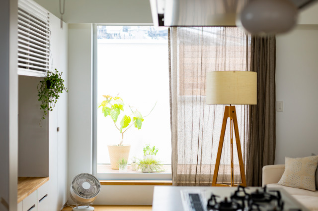 オーダーキッチン　FJさんのお宅 scandinavian-living-room