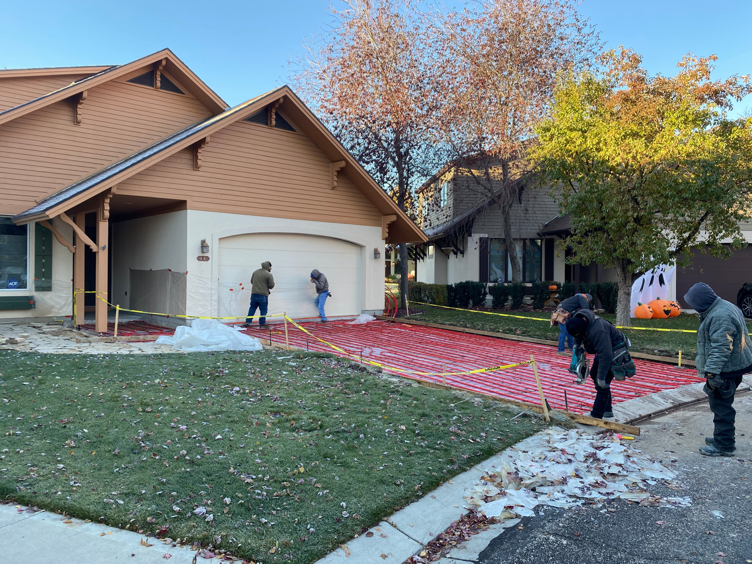 Radiant Heated Driveway