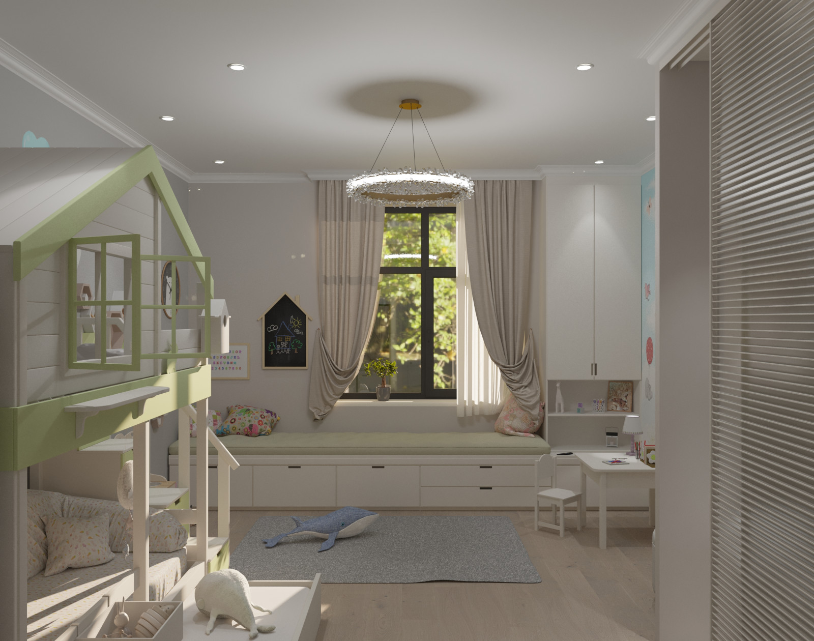 Вид от двери