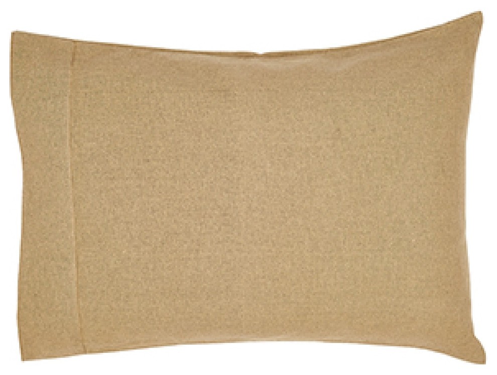 Burlap Natural Pillow Case Set
