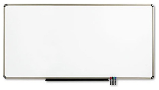 Quartet 96 x 48 in. Porcelain Euro Frame Dry Erase Board Multicolor - QRTP568T