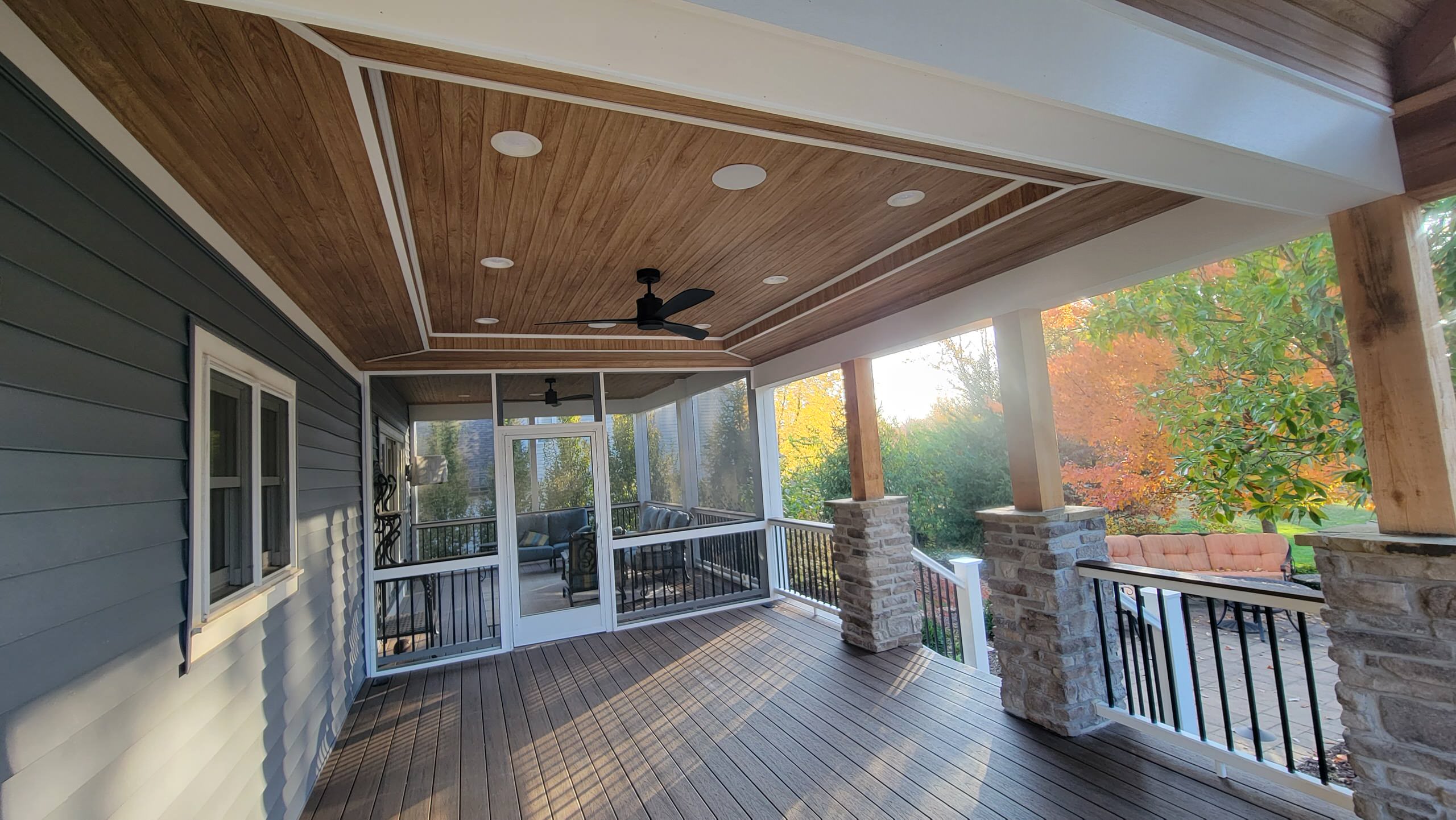 New Deck and Screened-In-Porch