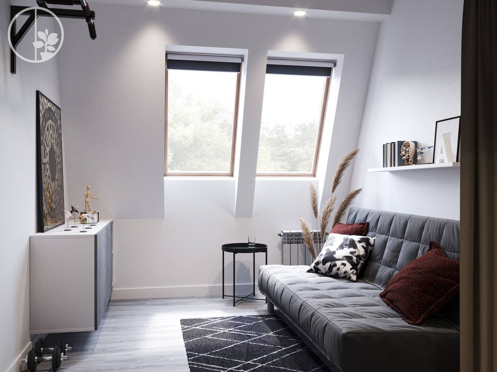 Квартира на мансардном этаже ЖК "пригородный простор"