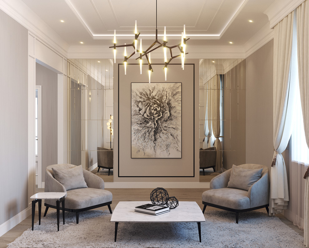 Гостиная в стиле неоклассицизм