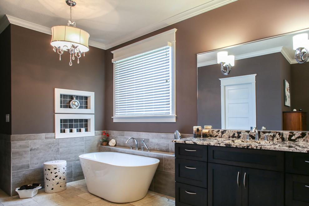 Freestanding bathtub - transitional freestanding bathtub idea