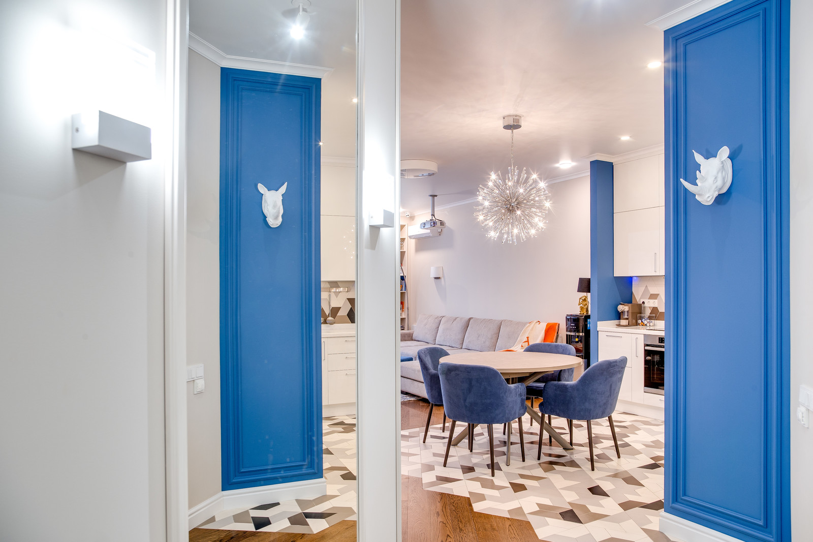 Квартира 130м2 в стиле Нео классика