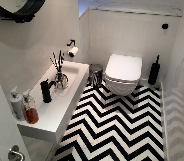 Tiling contemporary-bathroom