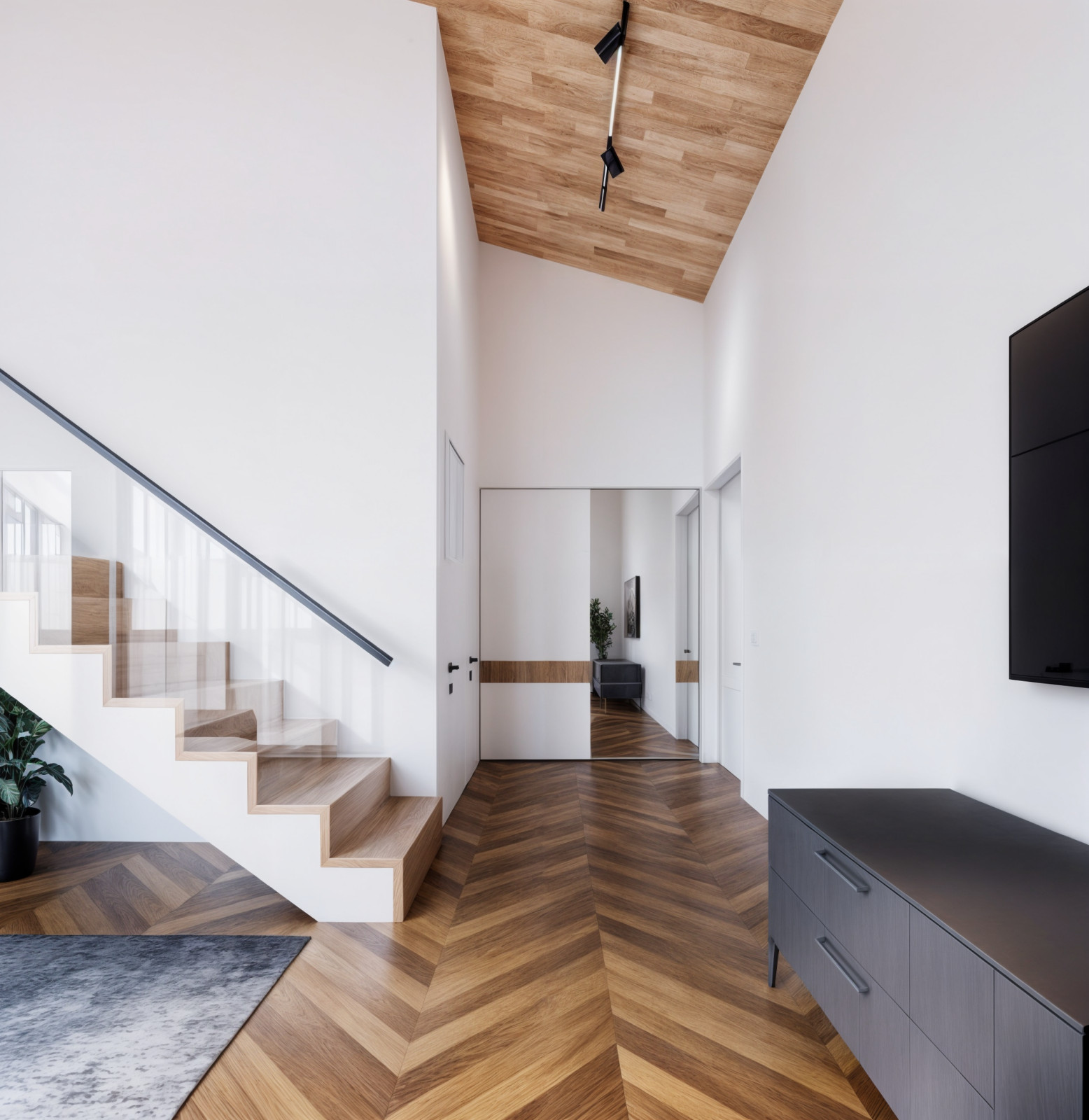 Проект 2-х уровневых апартаментов