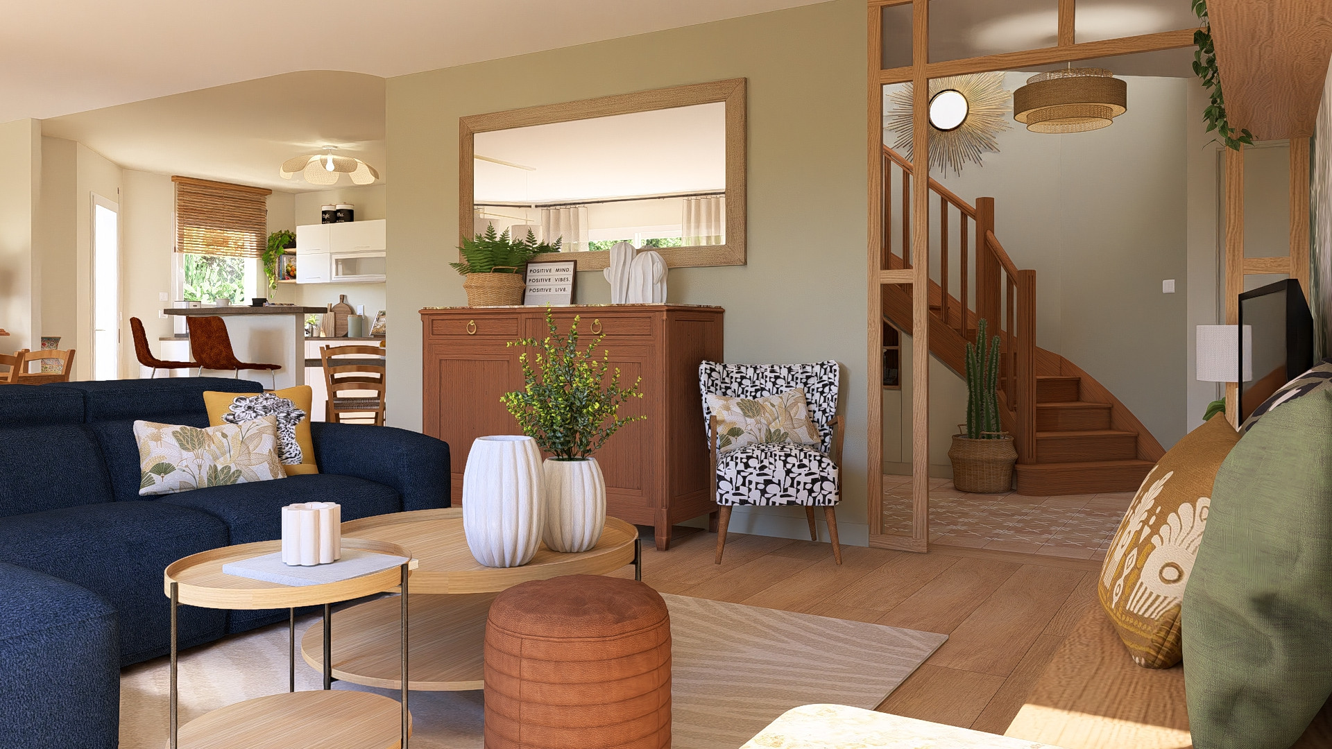 Décoration Entrée/salon/séjour - Maison Rennes