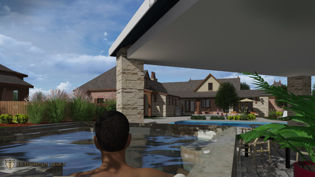 Remodel Architectural Rendering rustic