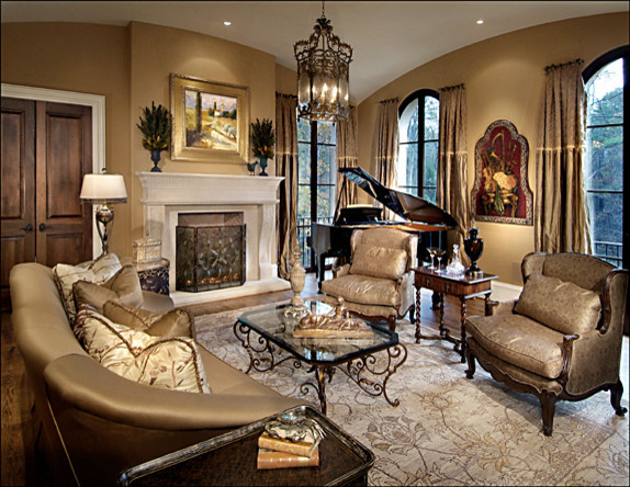 Italian Luxury - Traditional - Living Room - Atlanta - by Cynthia ...
