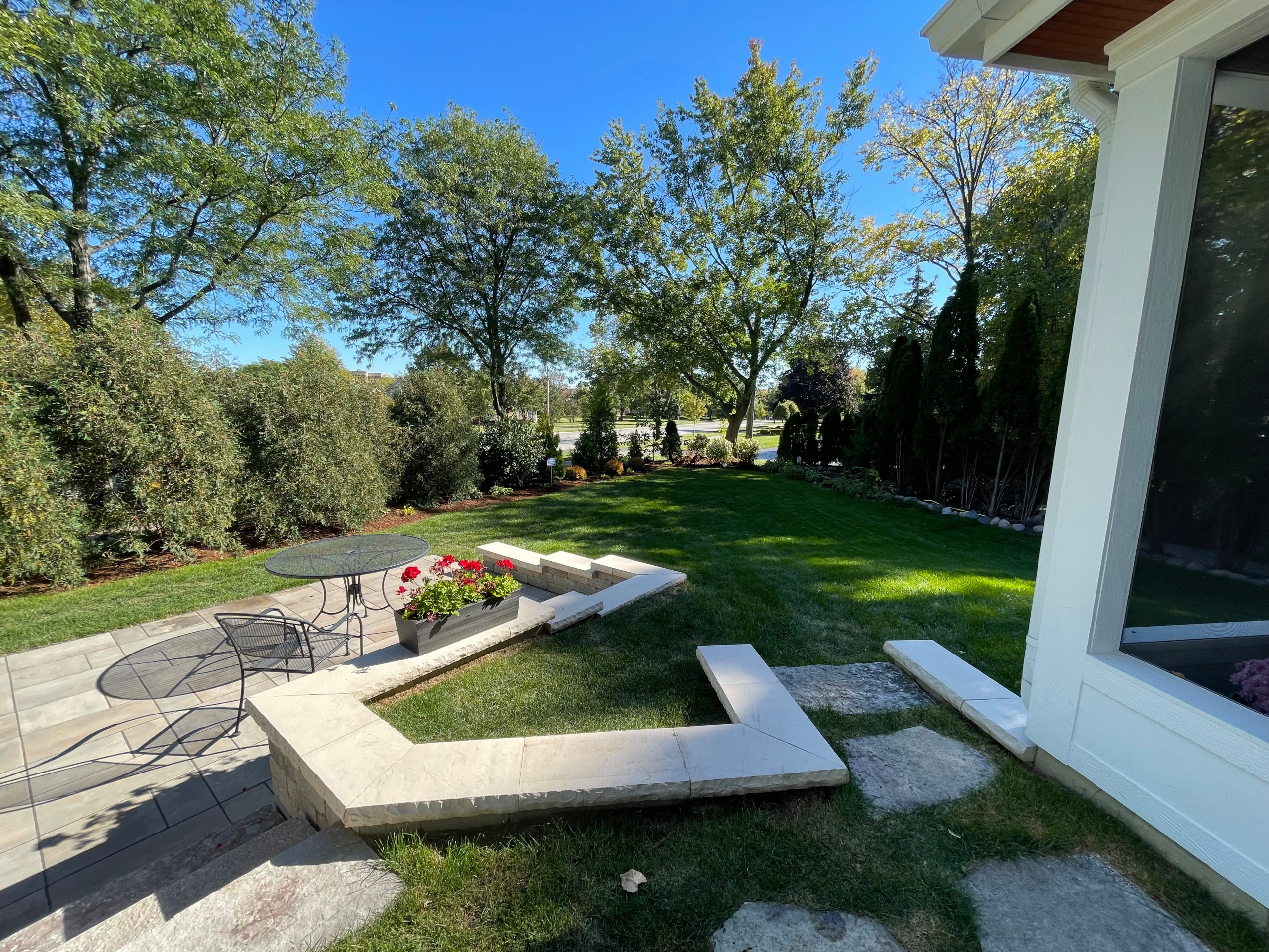 Patio with elevation challenges